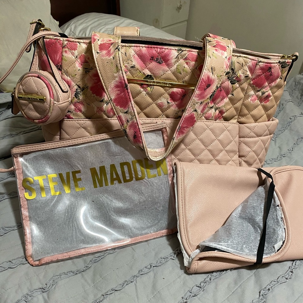 Steve Madden diaper bag